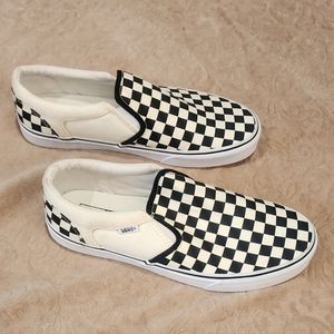 Vans Checkered Black and White Size 11